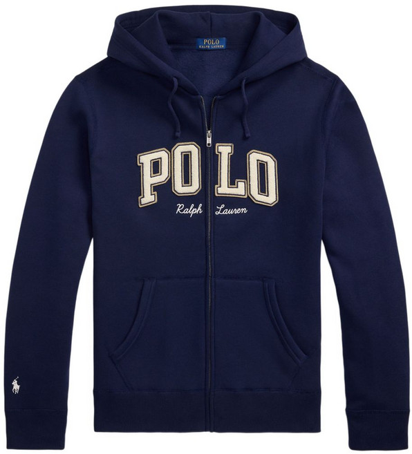 폴로랄프로렌 로고 자수 후드 집업
