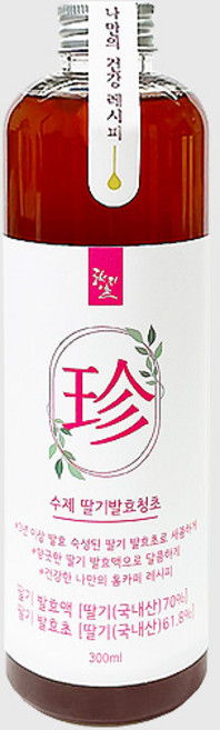 향지촌 수제 딸기발효청초 /건강홈카페레시피, 300ml, 1개, 1개