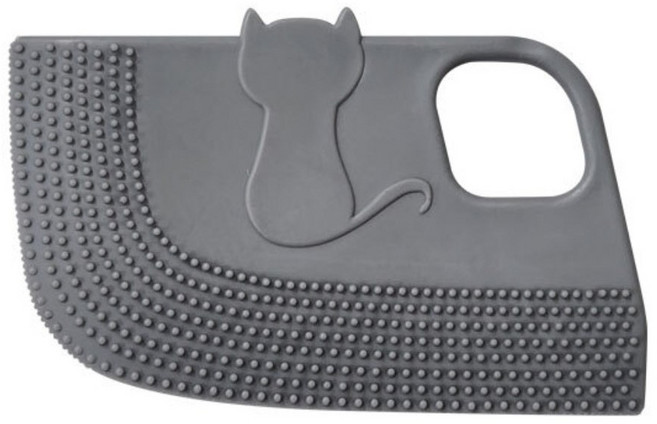 고양이 털 청소 브러쉬 솔, 그레이, 1개