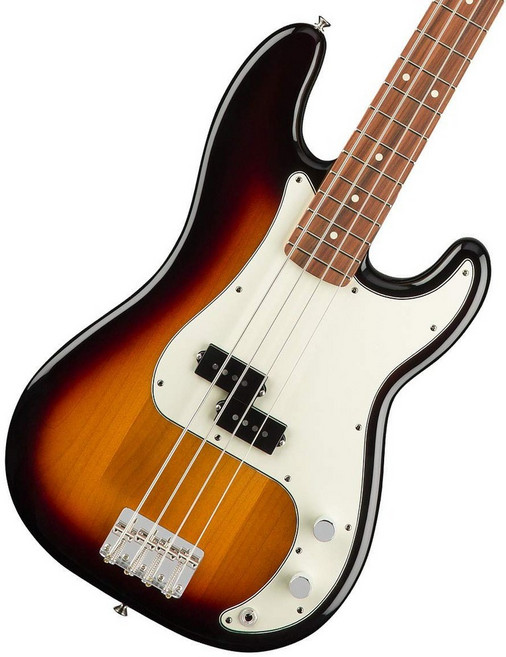 Fender 일렉트릭베이스 Player Precision Bass Pau Ferro Fingerboard 3-Color Sunburst 오른손잡이, 1개, 상세페이지 참조, 149803500