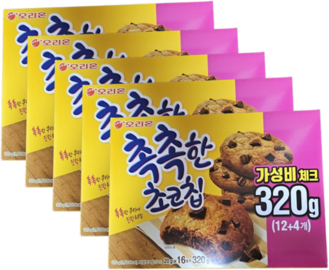 오리온 촉촉한 초코칩 16p