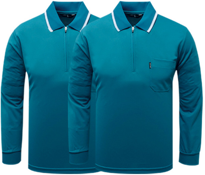 1+1 나인앤나인 기능성 쿨론 지퍼 카라 긴팔티셔츠 (S~3XL)