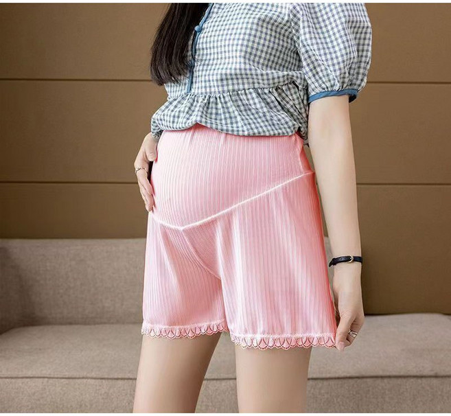 임산부 여름 속바지 착용 편안한 고탄성 고급스러운 레이스 토복 디자인 JS