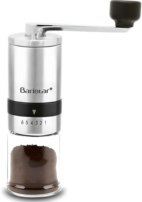 Baristar 수동 원두커피 그라인더, 스테인레스, 1개