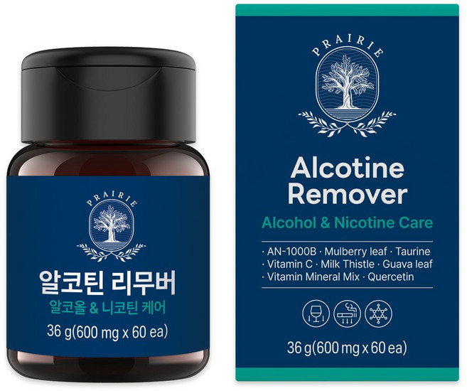 알코틴 리무버 알코올 & 니코틴 케어, 60정, 3개