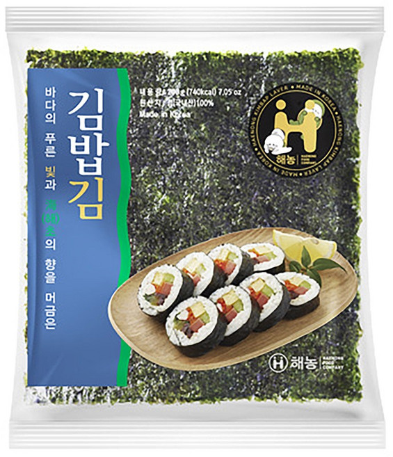 해농 김밥김 일반 100매 (행사), 230g, 10개