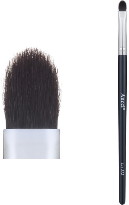 [안씨브러쉬] 스몰 블렌딩 아이섀도 브러쉬(메인/포인트컬러) - Eve312, 1개