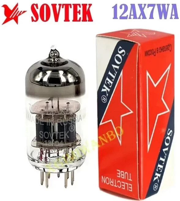 SOVTEK 12AX7WA 진공관 교체 6N6 7025 ECC83 전자관 증폭기 키트 DIY 오디오 밸브 공장 테스트 매치, 03 1PCS 12AX7WA