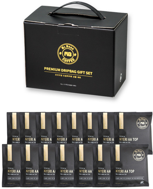 [드립백커피선물세트] 케냐AA TOP 15개입 선물세트, 13g