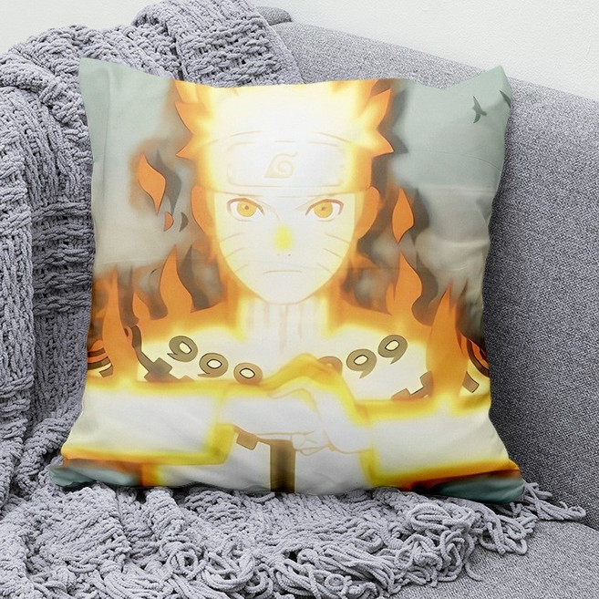 나루토 질풍전 쿠션 베개 방석 소파 거실 인테리어 장식 굿즈 사스케 이타치 오비토 미나토, HYRZ-20