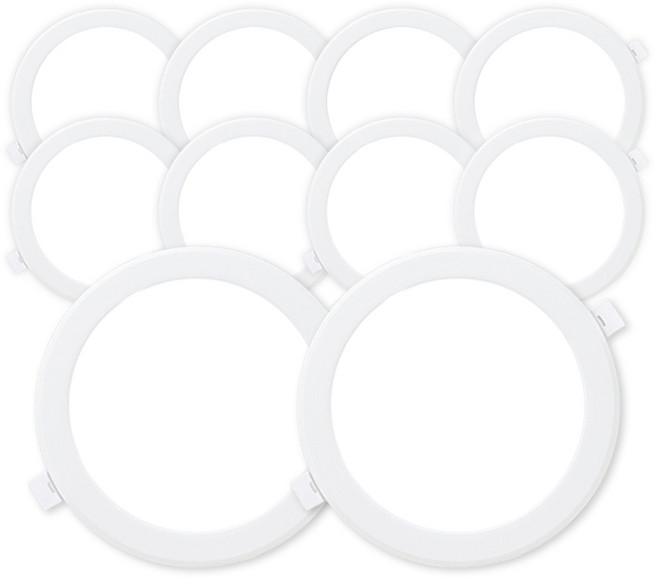 라인라이팅 LED 샤인 6인치 다운라이트 20W 방습 (주광/전구/주백), 주광색(흰빛), 10개