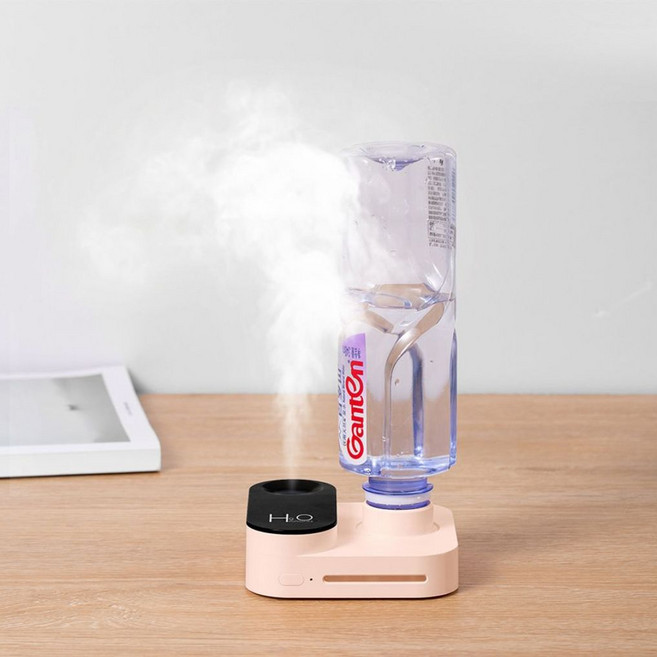 소형 카메라 무선 USB가습기 SKH-100, 핑크