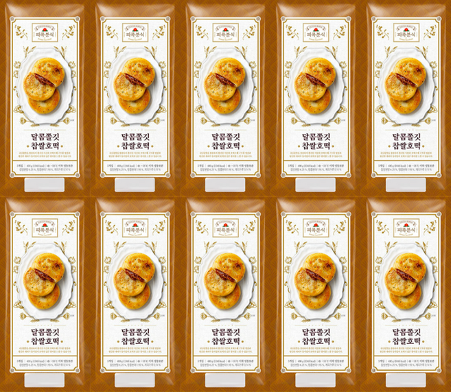 피코크 달콤쫄깃 찹쌀호떡 400g, 10개