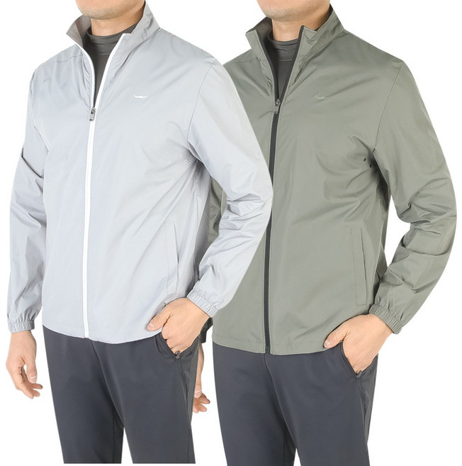 버팔로 우븐 데일리 남성 경량 바람막이 점퍼 남자 아우터 자켓 JSBF-350