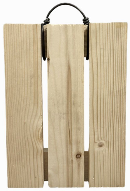 欣榮園藝 鹿角蕨上板, 1個, 原木直紋板25*18(附掛環)