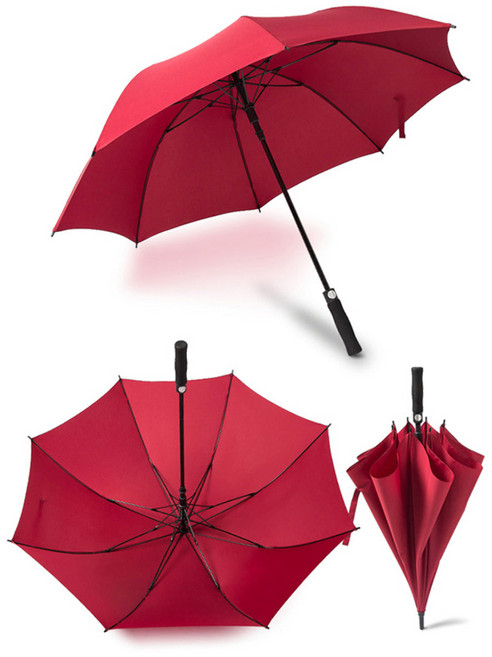 특대형 골프 원터치 자동 장우산 폭 1.5미터 폭신한 손잡이그립 (전용파우치증정) 장마 햇빛차단