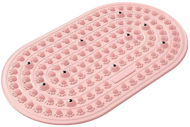 軟膠指壓按摩踏板 助眠減脂, 1個, 粉色中號