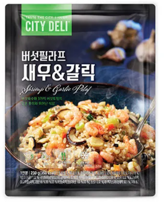 삼립 새우&갈릭 볶음밥 필라프, 10개, 230g