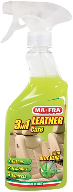 마프라 레더 3in1 가죽 세정제 500ml 차량 실내 세정 광택제, 1개