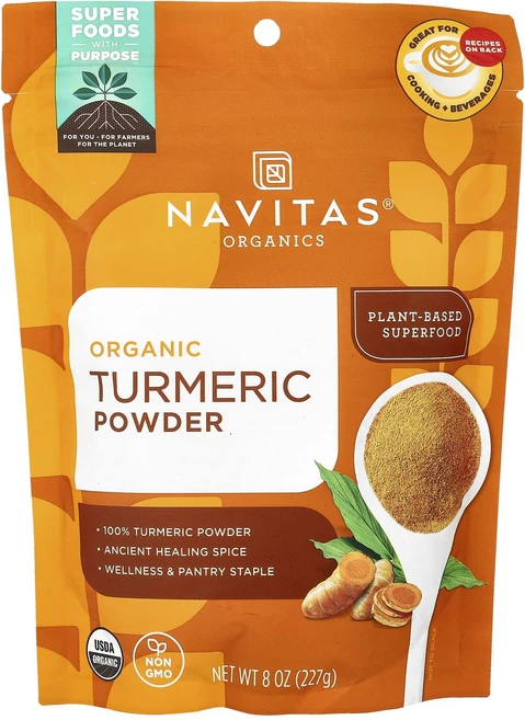 Navitas Organics 유기농 터메릭 파우더 224g(8oz), NavitasOrganics유기농터메릭파우더224g8o, 224g, 1개 - 쿠팡