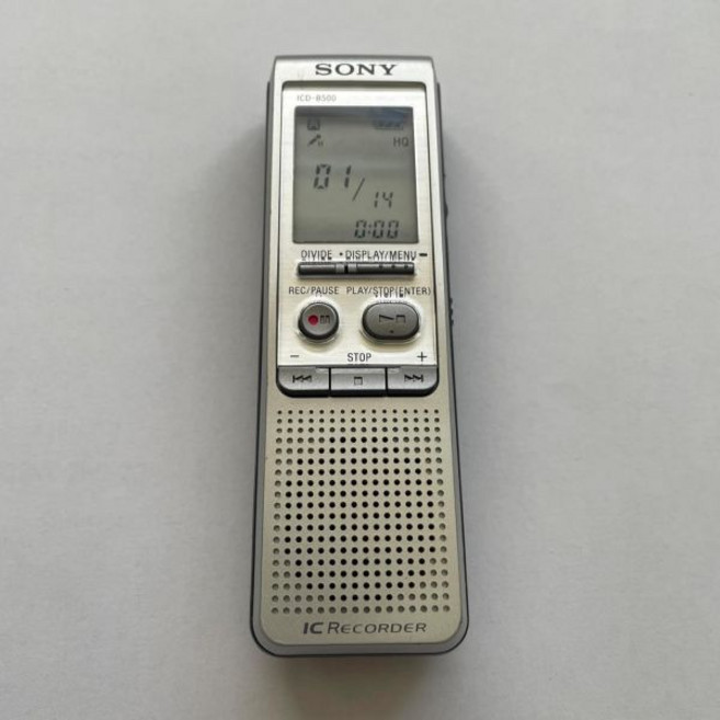 Sony 음성녹음기 회의 보이스레코더 256MB 내장 플래시 메모리를 갖춘 소니 ICD-B500 디지털 음성 녹음기, Sony 음성녹음기 휴대용 보이스레코더 ICD-B500
