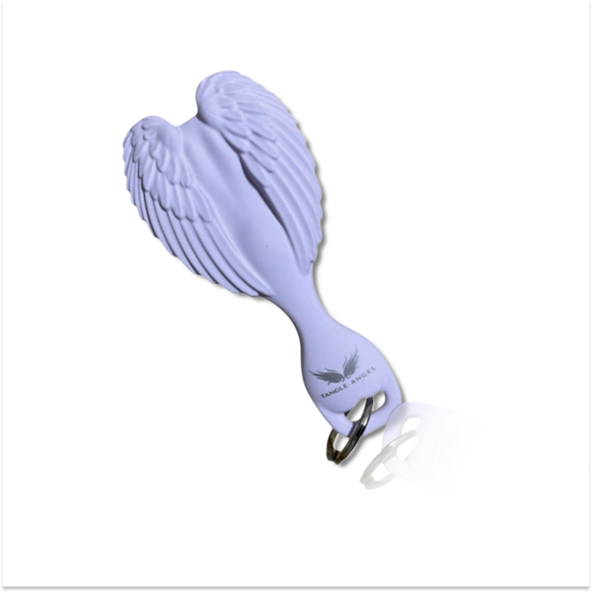 탱글엔젤 미니 베이비 헤어브러쉬 빗 8.3cm (라일락), 3개, 라일락