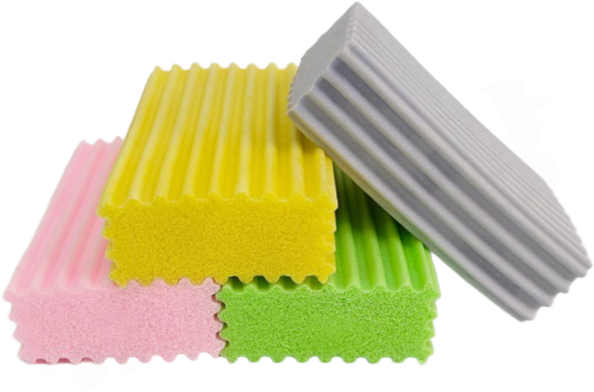 강력파워흡수 워터블럭2세대 먼지제거 물기제거 스펀지, 4개