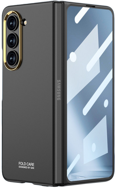 선인상사 갤럭시 Z폴드5 Z폴드6 Z폴드7 강화유리보호 케이스 고급재질 지문방지 전면보호 케이스 하드 깔끔 케이스 폴드5 6 7