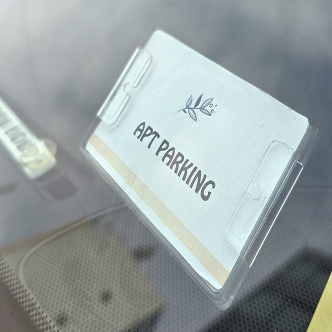 우우상사 차량용 주차케이스 주차카드부착케이스, 흡착판
