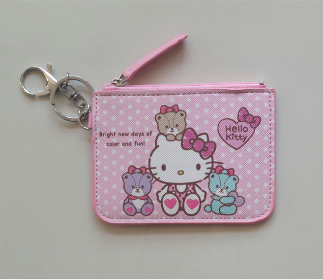 헬로키티 카드지갑 교통카드 케이스 동전지갑