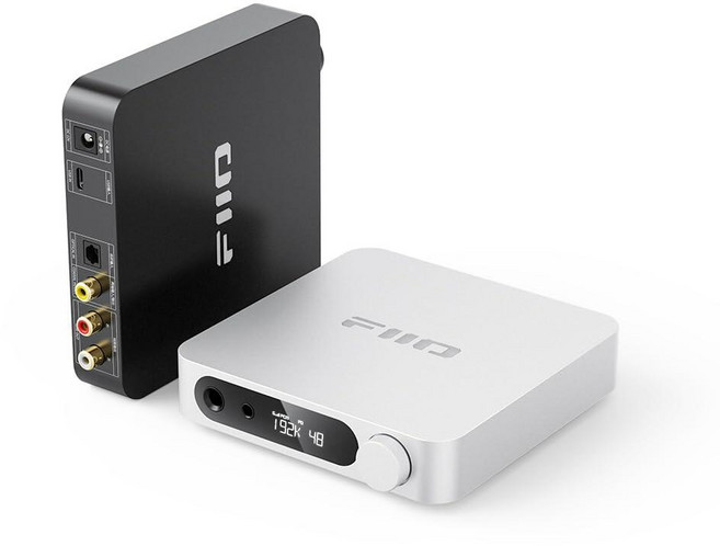 FiiO K11 데스크탑 1400W 파워 밸런스 헤드폰 DAC 및 앰프 384kHz/24비트 DSD256 홈 오디오/PC 6.35mm/4.4mm/RCA/동축/광학 (실버), 실버