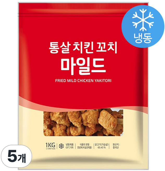 사세 통살 치킨 꼬치 마일드, 5개, 1kg