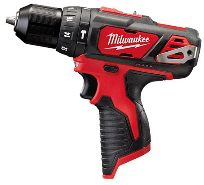 Milwaukee 美沃奇 12V鋰電震動電鑽 M12 BPD三用電鑽組 輕巧耐用 公司貨保固, 1個, 單機+M12B2電池*1顆