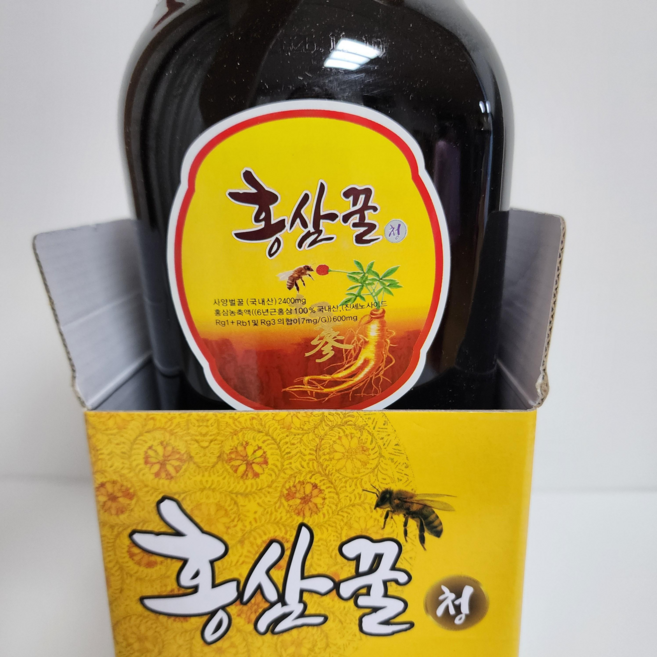 [국내산] 정성홍삼꿀청 2.4kg 대용량 홍삼청 홍삼엑기스 기력보강, 1개