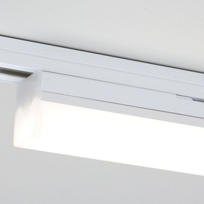 시엘라이팅 비츠온 멀티라인 LED T7 레일등 1200mm 30W 주백색, 15개, 화이트