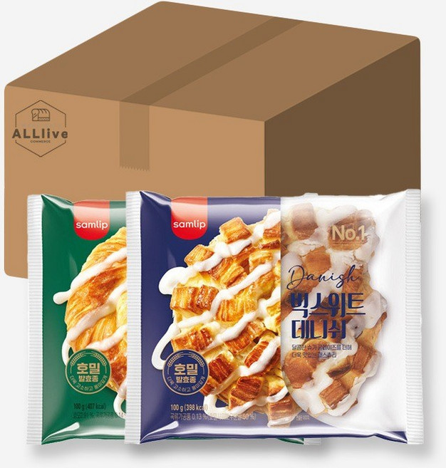삼립 간식 빵 총 10개 따베 패스츄리 5개 빅스위트 데니쉬 5개