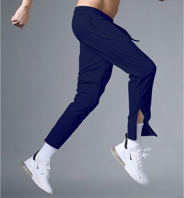 태리파파 남성 슬림핏 앵클 지퍼 트레이닝팬츠 스판