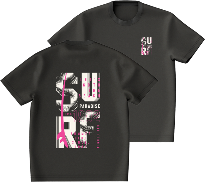 오버핏 반팔 래쉬가드 서프1982