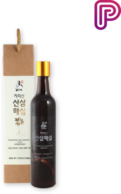 인산죽염 산삼매실 375ml, 1개