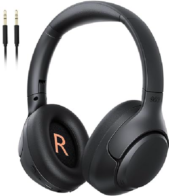 QCY H3 Bluetooth 5.3 헤드폰 무선 헤드폰 노이즈 캔슬링 고해상도 대응(AUX
