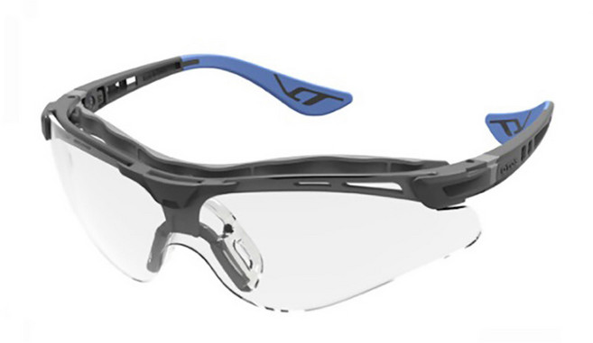[오토스] 안전보안경 B-815ASF 교체형 안티포그 김서림방지 투명 스포츠형보안경, 1개