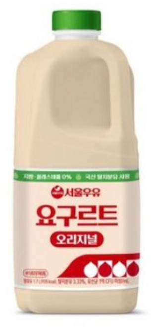 서울우유 요구르트, 1개, 1.7L