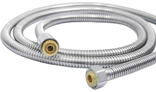 코시나 고강도 황동 스테인레스 샤워호스 1.5m, 1개, 실버