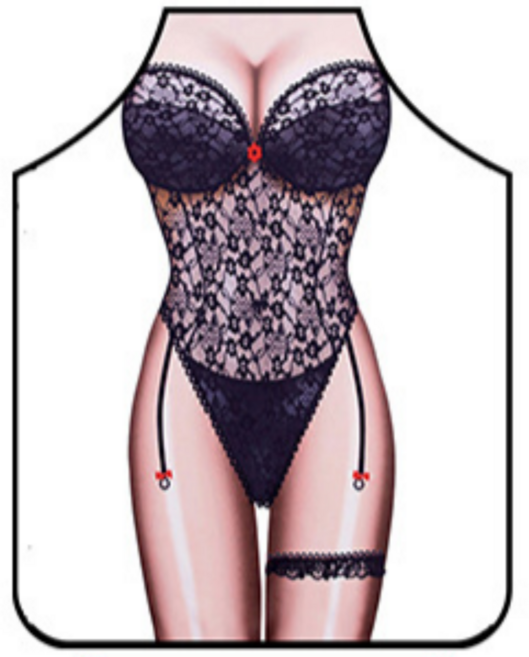 쓸모없는 선물 잠옷 반팔티 앞치마