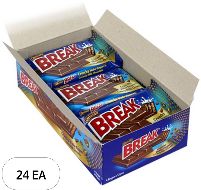 콴타 브레이크 초콜릿, 24개, 25g