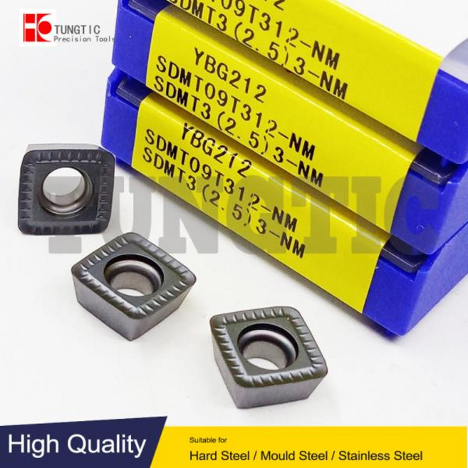 SDMT09T312-NM YBG212 YBS303 SDMT 터닝 선반 고급 금속용 인서트 도구, 03 SDMT09T312-NM YBS203, 03 10PCS, 1개