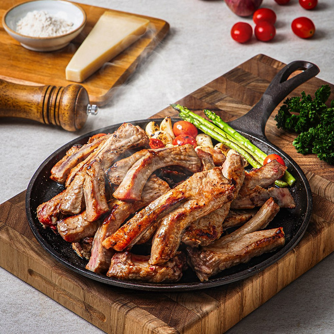 립스터 숙성 시즈닝 96% 원육 쪽갈비 (치즈맛) [원산지:스페인], 2개, 550g