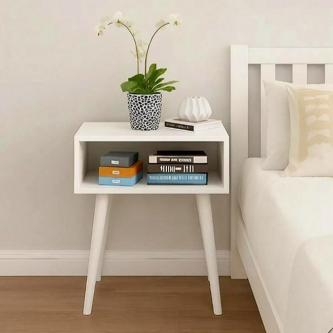 라온프리 모던 심플 침대 협탁, 올화이트