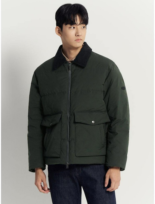 [국내백화점] 빈폴 헌팅 다운 재킷 그린 겨울 방한용 아우터