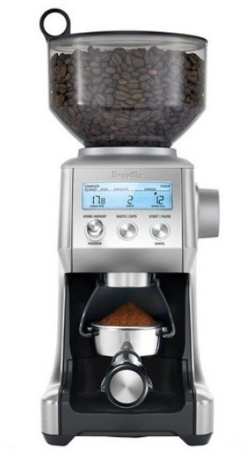 브레빌 스마트 커피 그라인더 실버 호퍼용량 450g, BCG820(커피그라인더)